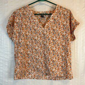 SHEIN Floral Blouse Womens Sz Large